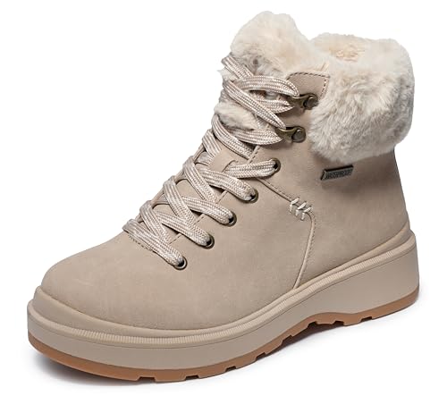 Skechers Women's Park City Ankle Boot, natur, 40 EU von Skechers