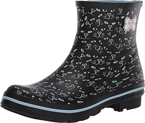 Skechers Damen Rain Check - Misty Eye Gummistiefel, Schwarz, 39 1 3 EU von Skechers