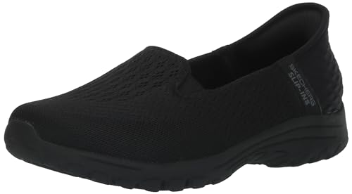 Skechers Damen Reggae Fest 2.0 Guiding Light Slipper, Black Mesh, 39.5 EU von Skechers