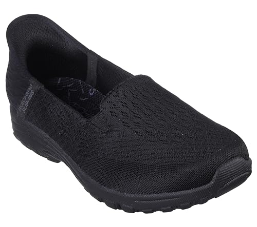 Skechers Damen Reggae Fest 2.0-Guiding Light Slip-ins Slipper, Schwarz, 40 EU Weit von Skechers