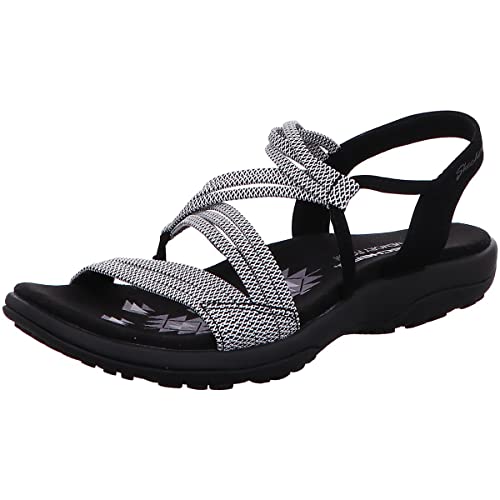 Skechers Damen Reggae Slim-Skech Appeal-Z-Gore Slingback Sandale, Schwarz/Weiß, 39 EU Skechers Damen Reggae Slim-Skech Appeal-Z-Gore Slingback Sandale, Schwarz/Weiß, 39 EU von Skechers