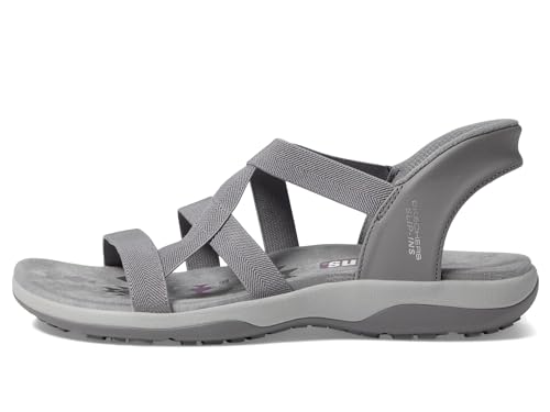 Skechers Damen Reggae Slim-Stretch Flex Hands Free Slip-Ins Sandalen, Taupe, 36 EU von Skechers