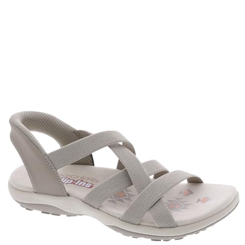 Skechers Damen Reggae Slim-Stretch Flex Hands Free Slip-Ins Sandalen, Taupe, 40 EU Weit Skechers Damen Reggae Slim-Stretch Flex Hands Free Slip-Ins Sandalen, Taupe, 40 EU Weit von Skechers