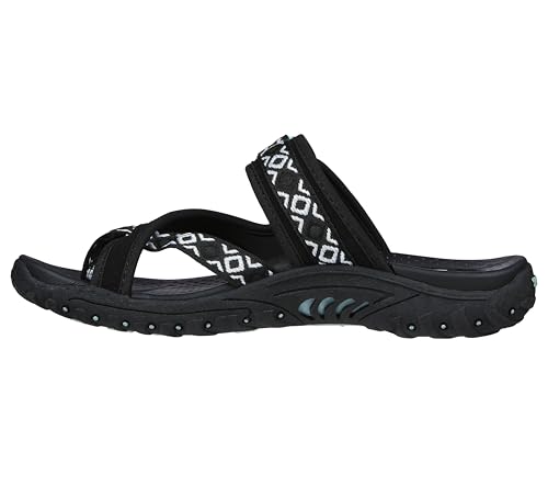 Skechers Damen Reggae-Trailway Flip Slop Sandalen Flop, Schwarz (schwarz), 38.5 EU von Skechers