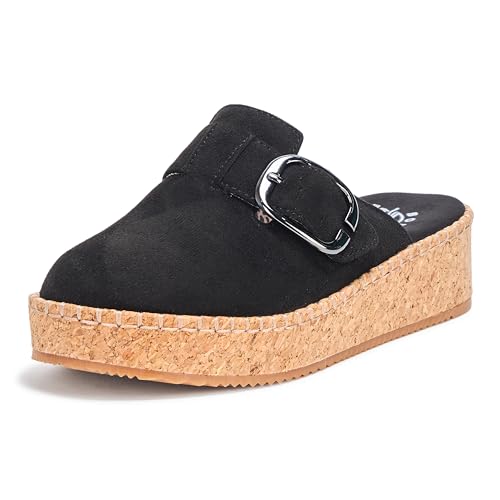 Skechers Damen Rosey Rise-on Parade Holzschuh, Schwarz, 40 EU von Skechers