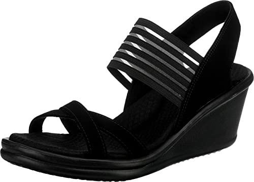 Skechers Damen Rumblers-SOLAR Burst Sandals, Black, 38 EU von Skechers