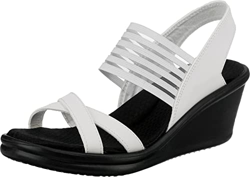 Skechers Damen Sandals, White, 40 EU von Skechers