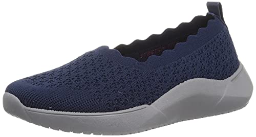 Skechers Damen Seager Cup Casual Convo Sneaker, Navy, 37 EU von Skechers