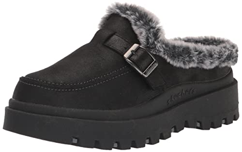 Skechers Damen Shindigs-Forever Retro Hausschuh, Schwarz/Schwarz, 41 EU von Skechers