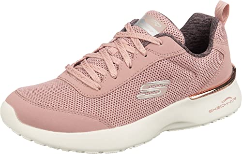 Skechers Damen Skech-AIR Dynamight Fast Brake Sneaker, Mauve Mesh/Off White Trim, 36 EU von Skechers