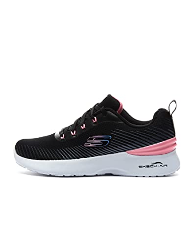 Skechers Damen Skech-AIR Dynamight Luminosity Sneaker, Black Mesh Pink Trim, 40 EU von Skechers