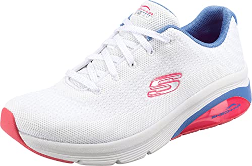 Skechers Damen Skech-air Extreme 2.0 Classic Vibe Sneaker, White Mesh/Blue & Pink Trim, 37.5 EU von Skechers