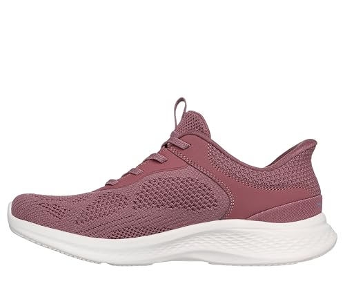 Skechers Damen Skech-Lite Pro 2.0 Smooth Current Sneaker, Dark Mauve Knit, 36 EU von Skechers