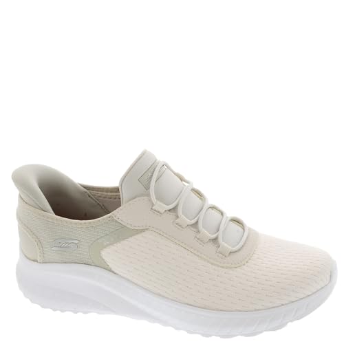 Skechers Hands Free Slip-ins Bobs Squad Chaos – In Color, Sneaker für Damen, Cremeweiß, 10 Wide von Skechers