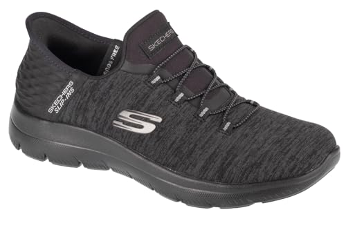 Skechers Damen Slipper Summits Dazzling Haze, Frauen Slip-On,Halbschuhe,Schlupfschuhe,schluepfschuhe,Loafer,Slip-ons,Schwarz BBK,40.5 EU von Skechers