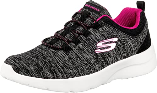 Skechers Damen Dynamight 2.0 im Nu Trainer - Schwarz/Hot Rosa - UK 3 von Skechers