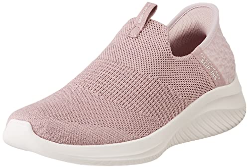 Skechers Damen Ultra Flex 3.0 Smooth Step Sneakers,Sports Shoes, Mauve Knit/Jersey/Trim, 37.5 EU von Skechers