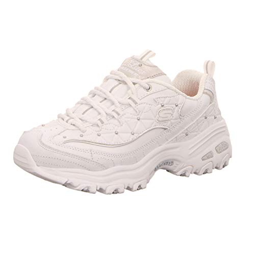 Skechers Damen Sneakers D´Lites Glamour Feels Weiß, Schuhgröße:EUR 41 von Skechers