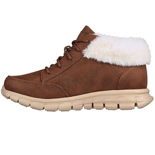 Skechers Damen Stiefeletten WARM Seeker gefüttert Braun, Schuhgröße:EUR 38 von Skechers