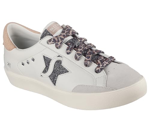 Skechers Damen Strand Star-Fierce Statement Sneaker, Natur/Multi, 39 EU von Skechers