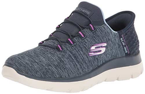 Skechers Damen Summits Dazzling Haze Sneaker, Marineblau, 41.5 EU Weit von Skechers