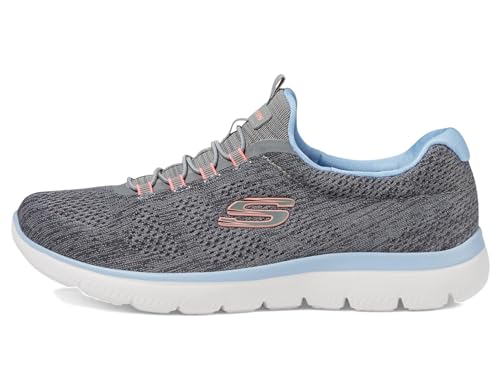 Skechers Damen Summits Fun Flare Sneaker, Grau, 38.5 EU von Skechers