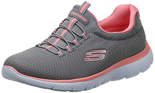 Skechers Damen Summits Sneaker, Grey Pink, 36.5 EU von Skechers