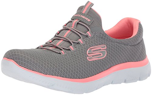 Skechers Damen Summits Sneaker, Grey Pink, 37.5 EU von Skechers