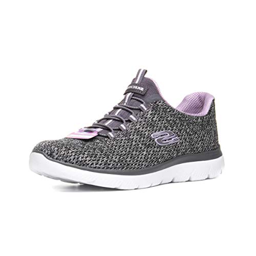 Skechers Damen Summits-Striding Sneaker, Grau von Skechers