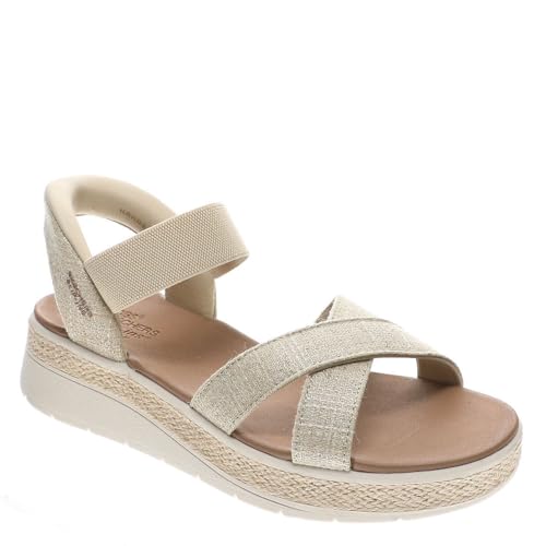 Skechers Damen Sun Ray-Bright Take Hands Free Slip-Ins Sandalen, Natürlich, 38 EU von Skechers