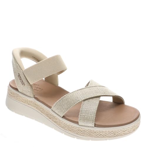 Skechers Damen Sun Ray-Bright Take Hands Free Slip-Ins Sandalen, Natürlich, 7,5 von Skechers
