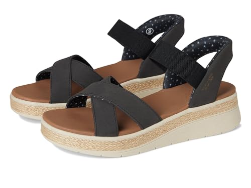 Skechers Damen Sun Ray-Hands Free Slip-Ins Sandalen, Schwarz/Weiß, 36.5 EU von Skechers