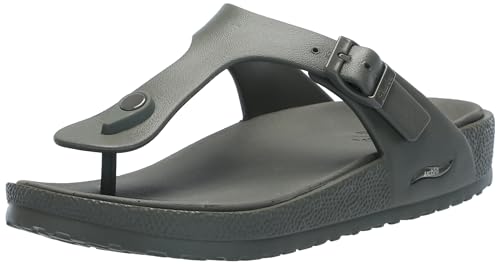 Skechers Damen T-Riemen Sandale, Oliv/Blatt für Mich (Leaf It to Me), 39 EU von Skechers