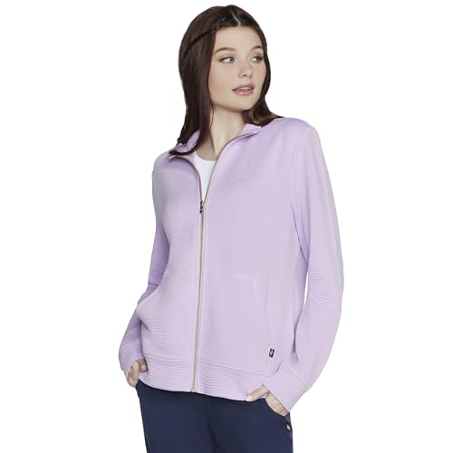 Skechers Damen The Gowalk Everywhere Jacket Sweatshirt, Orchid Bloom, M von Skechers