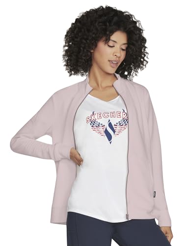 Skechers Damen The Hoodless Hoodie Gowalk Everywhere Jacket Jacke, Dawn Pink, XXL von Skechers