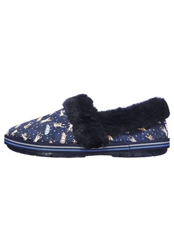 Skechers Damen Too Cozy – Filmnacht Hausschuh, Navy Multi, 40 EU von Skechers