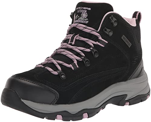 Skechers Damen Trego-Alpine Trail Wanderschuh, Bklv = Schwarz/Lavendel, 39 EU von Skechers