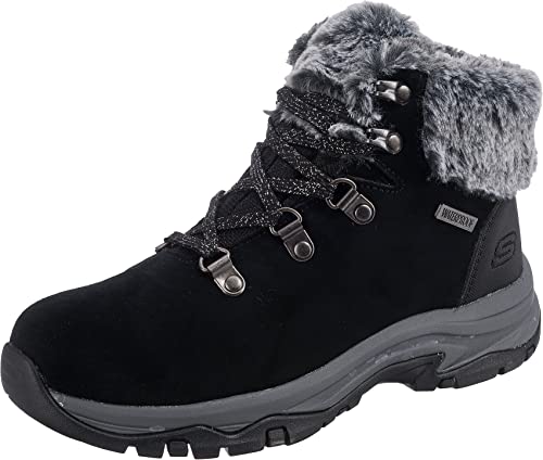 Skechers Damen Trego Falls Finest Stiefelette, Black Suede Nylon, 39 EU von Skechers