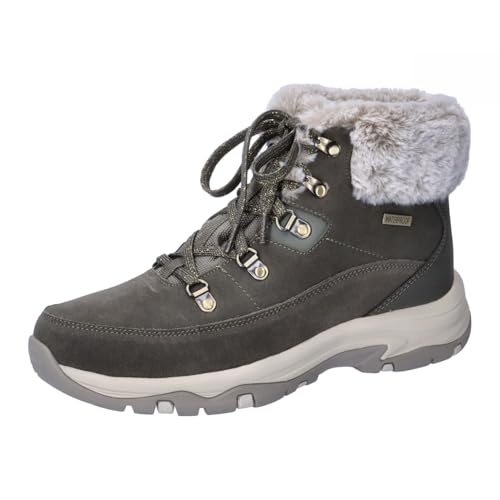 Skechers Damen Trego Stiefelette, olivgrün, 40 EU von Skechers