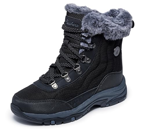 Skechers Women's Trego-Stormie Ankle Boot, Schwarz/Schwarz, 40 EU Skechers Women's Trego-Stormie Ankle Boot, Schwarz/Schwarz, 40 EU von Skechers