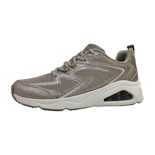 Skechers Damen Tres-air UNO Glit-airy Sneaker, Taupe, 40 EU Skechers Damen Tres-air UNO Glit-airy Sneaker, Taupe, 40 EU von Skechers