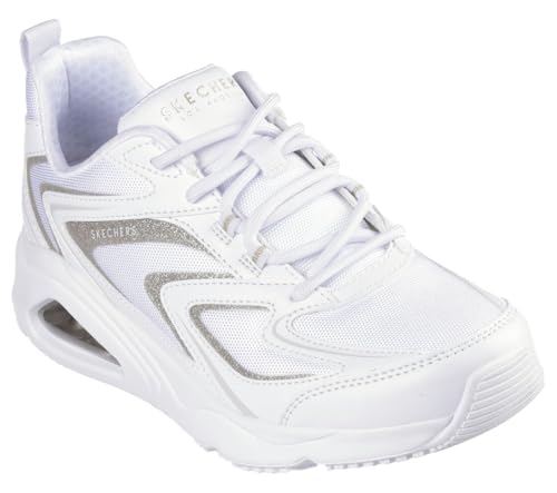 Skechers Damen Tres-air UNO-Shimm-airy Sneaker, Weiß/Gold, 37.5 EU Skechers Damen Tres-air UNO-Shimm-airy Sneaker, Weiß/Gold, 37.5 EU von Skechers
