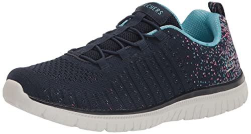 Skechers Damen Tugend Sneaker, Navy, 38 EU von Skechers