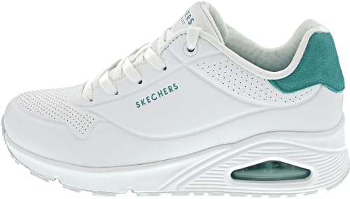 Skechers Damen Stand On Air UNO, Weißer Durabuck Velourslederbesatz In, 40 EU von Skechers