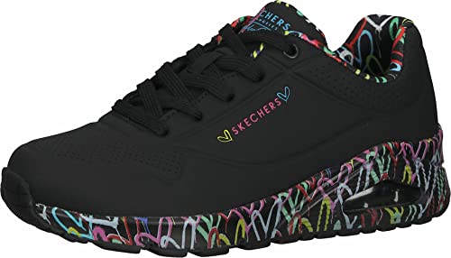 Skechers Damen Uno - Loving Love Sneakers, Schwarz, 35.5 EU von Skechers