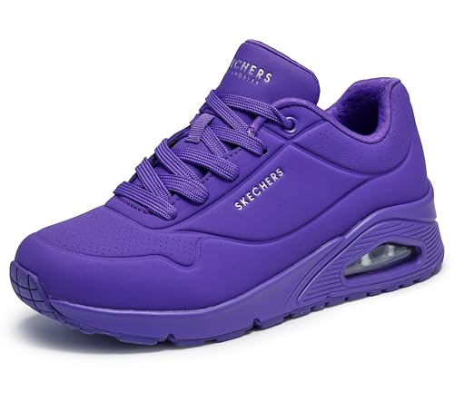 Skechers Damen UNO Sneaker, violett, 39.5 EU Skechers Damen UNO Sneaker, violett, 39.5 EU von Skechers