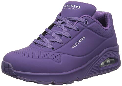 Skechers Damen UNO Stand ON AIR, Lilac Durabuck/Mesh, 41 EU von Skechers