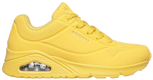Skechers Damen UNO Stand On Air Turnschuhe, Mustard Durabuck/Mesh, 38 EU von Skechers