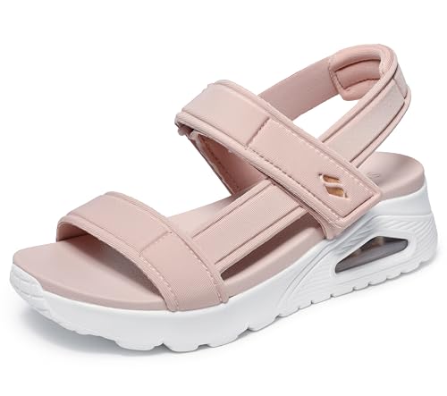 Skechers Damen UNO-Summer Stand2 Sportsandale, Blush Nylon, 39 EU von Skechers