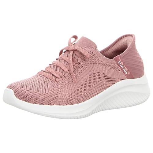 Skechers Damen Ultra Flex 3.0 Brilliant Path Sneakers,Sports Shoes, Mauve Knit/Pink Trim, 37 EU von Skechers